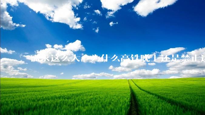需求这么大，为什么高铁晚上还是禁止运行?