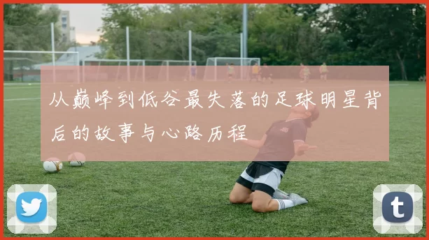 从巅峰到低谷最失落的足球明星背后的故事与心路历程